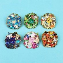 Pokemon anime Alloy Enamel Badges Brooch Pins
