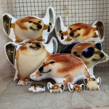 Funny doggy plush pillow 10/40cm