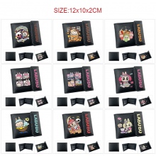 Labubu anime snap wallet buckle purse