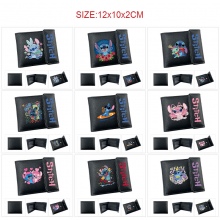 Stitch anime snap wallet buckle purse