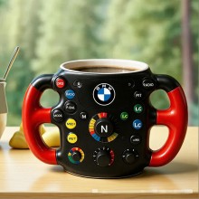 Creative F1 Mclaren GT Steering Wheel 3D Mug Cups 300ML