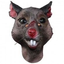 Halloween Cosplay Mouse Animal Latex Head Mask