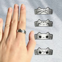 Naruto cat anime rings