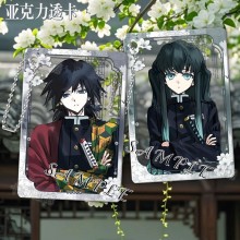 Demon Slayer Tokitou Muichirou Tomioka Giyuu Acrylic Transparent Card keychain