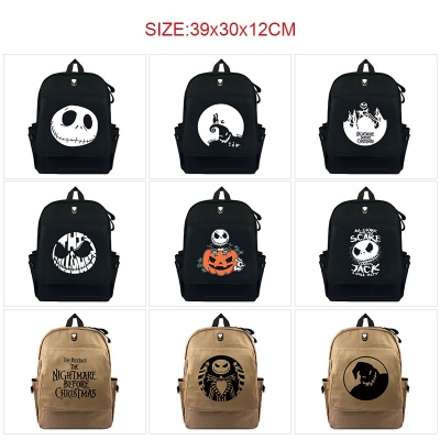 The Nightmare Before Christmas canvas backpack bags