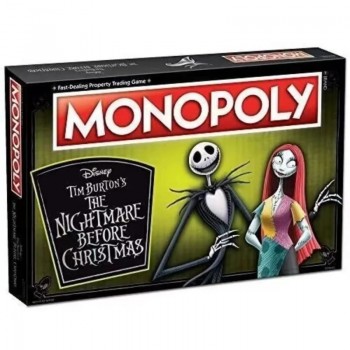 The Nightmare Before Christmas Monopoly Board Games DEAL Collection Cards