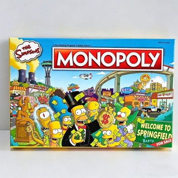 The Simpsons anime Monopoly Board Games Cards