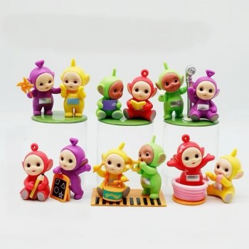12pcs/set 7cm Teletubbies anime figures(OPP bag)