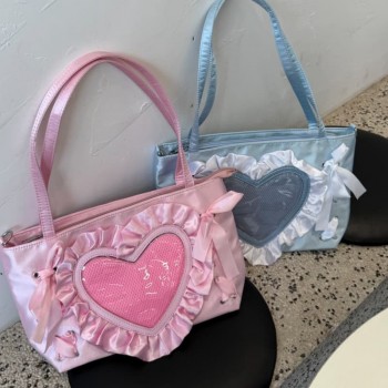 Heart Patchwork Shoulder Ita Bag Crossbady Bags