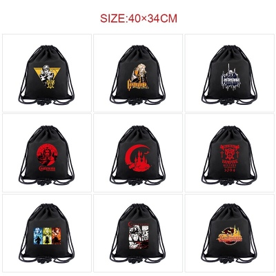 Castlevania anime drawstring backpack bag