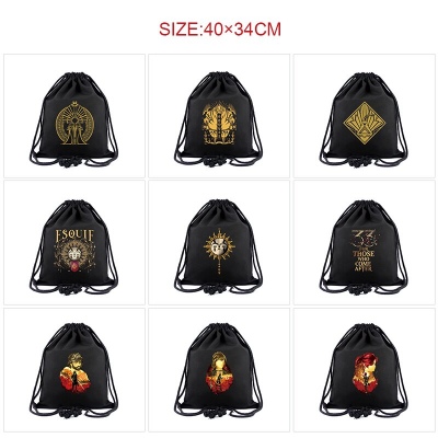 Clair Obscur Expedition 33 game drawstring backpack bag