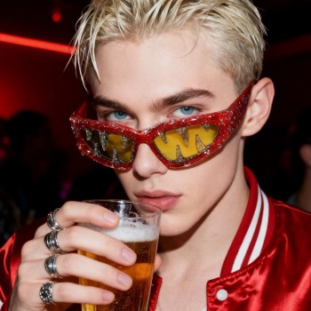 Y2K Sunglasses Oval Vintage Punk Street Sun Glasses
