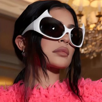 Y2K Vintage Demon Cat Eye Sunglasses