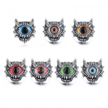 etro Gothic Colour Evil Eye Rings