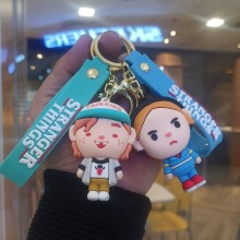 Stranger Things anime figure doll key chains