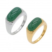 Simple Luxury Natural Turquoise Rings