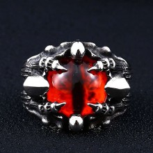 Creative Stainless Steel Evil Eye Dragon Claw Skul...