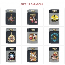 Gravity Falls anime Three Fold Button Wallet Purse