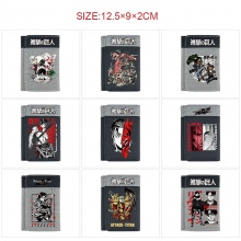 Attack on Titan anime Three Fold Button Wallet Pur...