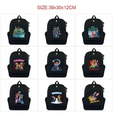 Zootopia anime canvas backpack bags