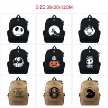 The Nightmare Before Christmas canvas backpack bags