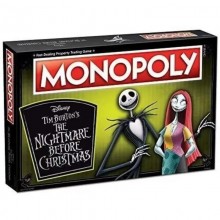 The Nightmare Before Christmas Monopoly Board Games DEAL Collection Cards