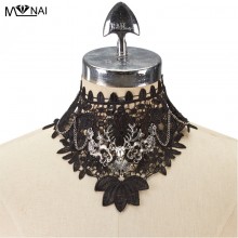 Dress Applique Lace Fabric Blouse Costume Neckline Fake Collar