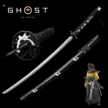 Ghost of Yotei cosplay weapons knife metal alloy swords 104cm