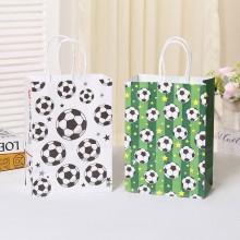 Football paper goods bag gifts bags(price for 12pc...