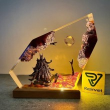 The Lord of the Rings Lamp Epoxy Resin LED Night Light