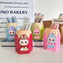 Labubu Ctue anime Pen Holder Pencil Storage