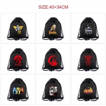 Castlevania anime drawstring backpack bag