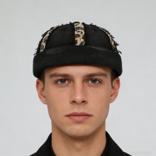 Versatile Retro Docker Cap Leopard Washed Hat