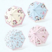 Original Sanrio Hello kitty anime children long handle umbrella