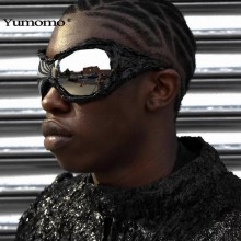 Retro Sunglasses with Glue Spikes Rivet Punk Sun glasses