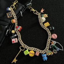 Hip-hop Dopamine Series Cuban pants chain