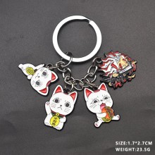 Dandadan anime alloy key chain keychains