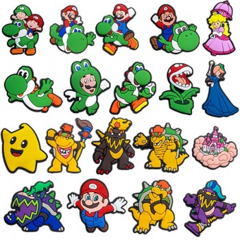 Super Mario Shoe Charms DIY Accessories Sandals Decorate