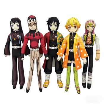 28cm Demon Slayer Zenitsu Giyu Doma Twistable Shape Plush Doll