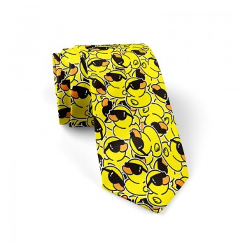 Funny Cool Duck Art Print Tie Necktie