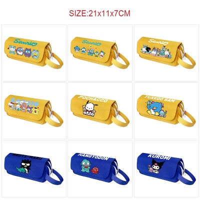 Sanrio Melody kitty Cinnamoroll Kuromi canvas pen case pencil bags