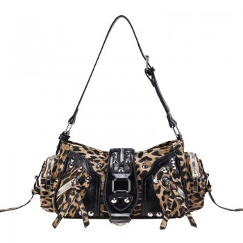 Gothic Rivet Shoulder Handbag