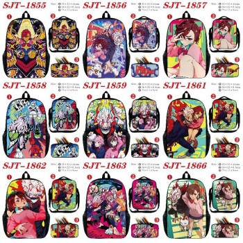 Dandadan anime nylon backpack bag shoulder pencil case