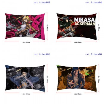 Attack on Titan two-sided pillow pillowcase 40*60CM