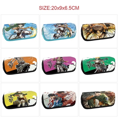 Attack on Titan anime pen case pencil bag