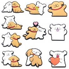 Line Dog Shoe Charms DIY Accessories Sandals Decorate