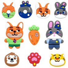 Zootopia Shoe Charms DIY Accessories Sandals Decor...