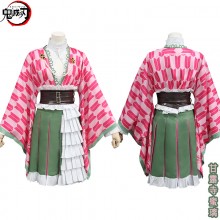 Demon Slayer Kanroji Mitsuri cosplay costume kimon...