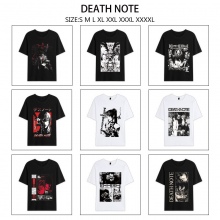 Death Note anime summer short sleeve cotton t-shir...