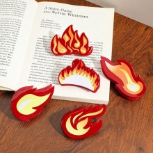 The Flame of Love Acrylic Hair Claw Clips